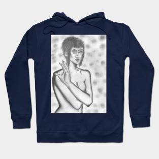 Shaded nude Hoodie